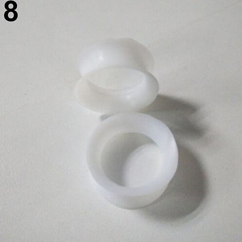 2 Pcs Soft Silicone Ear Flesh Tunnels Plug Stretcher Piercing Gauge Earrings Image 1