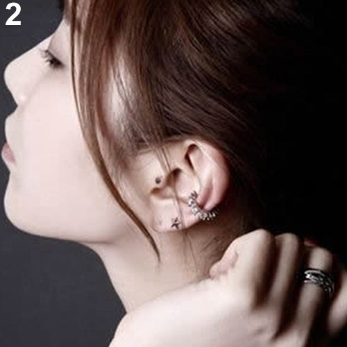 Womens Fashion Earrings Ear Cuff Ear Clip Ear Stud Cartilage Clip Non Piercing Image 6