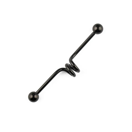 5pcs/lot Assorted Black Anodized Plated Earring Industrial Barbell Stud Earrings Image 3