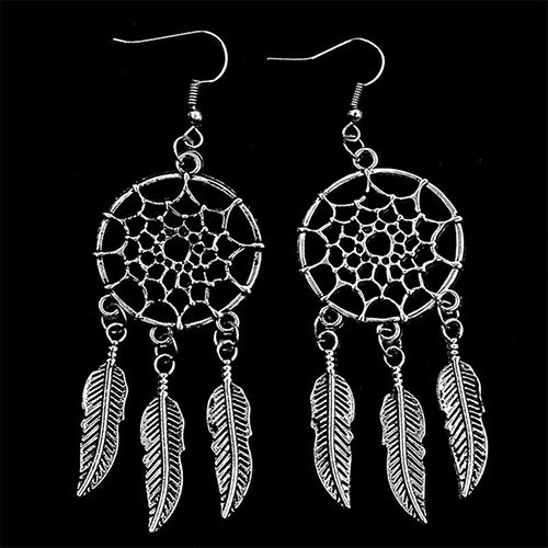 Women Fashion Bohemian Dream Catcher Drop Dangle Earring Christmas Gift Jewelry Image 6