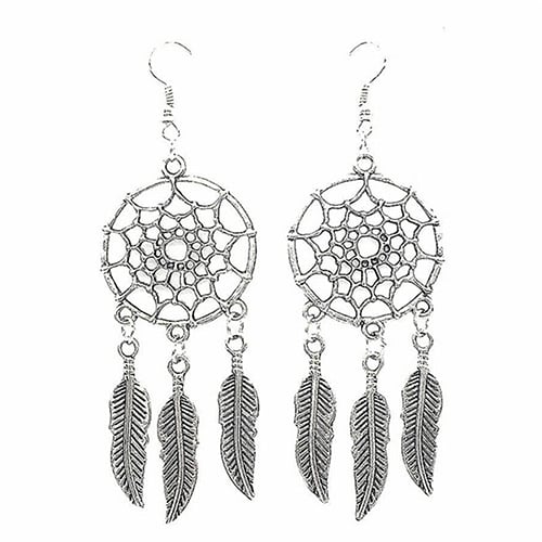 Women Fashion Bohemian Dream Catcher Drop Dangle Earring Christmas Gift Jewelry Image 7