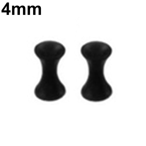 1Pair Silicone Flesh Tunnel Double Flared Saddle Ear Plug Gauge Unisex Piercing Image 6