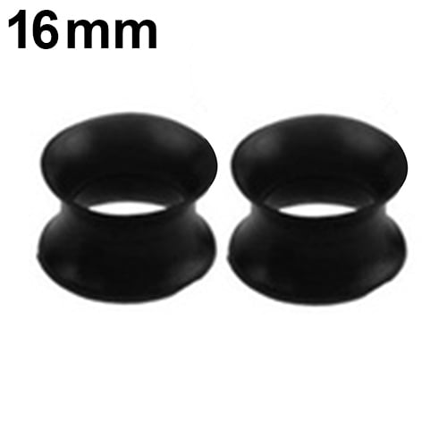 1Pair Silicone Flesh Tunnel Double Flared Saddle Ear Plug Gauge Unisex Piercing Image 7