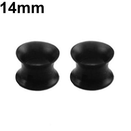 1Pair Silicone Flesh Tunnel Double Flared Saddle Ear Plug Gauge Unisex Piercing Image 9