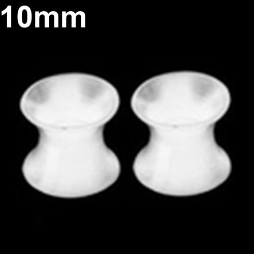 1Pair Silicone Flesh Tunnel Double Flared Saddle Ear Plug Gauge Unisex Piercing Image 10