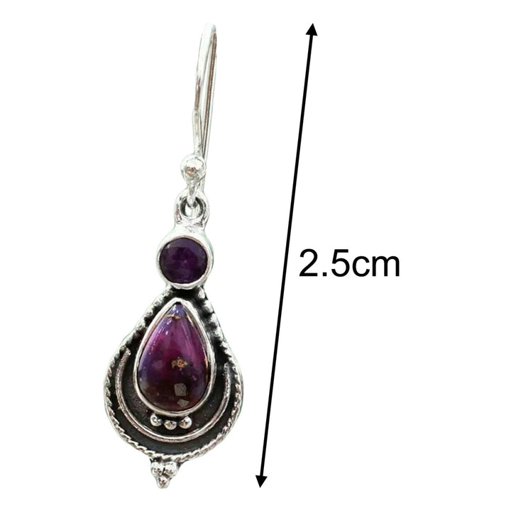 1 Pair Inlaid Rhinestone All-match Charming Dangler Earring for Banquet Image 4
