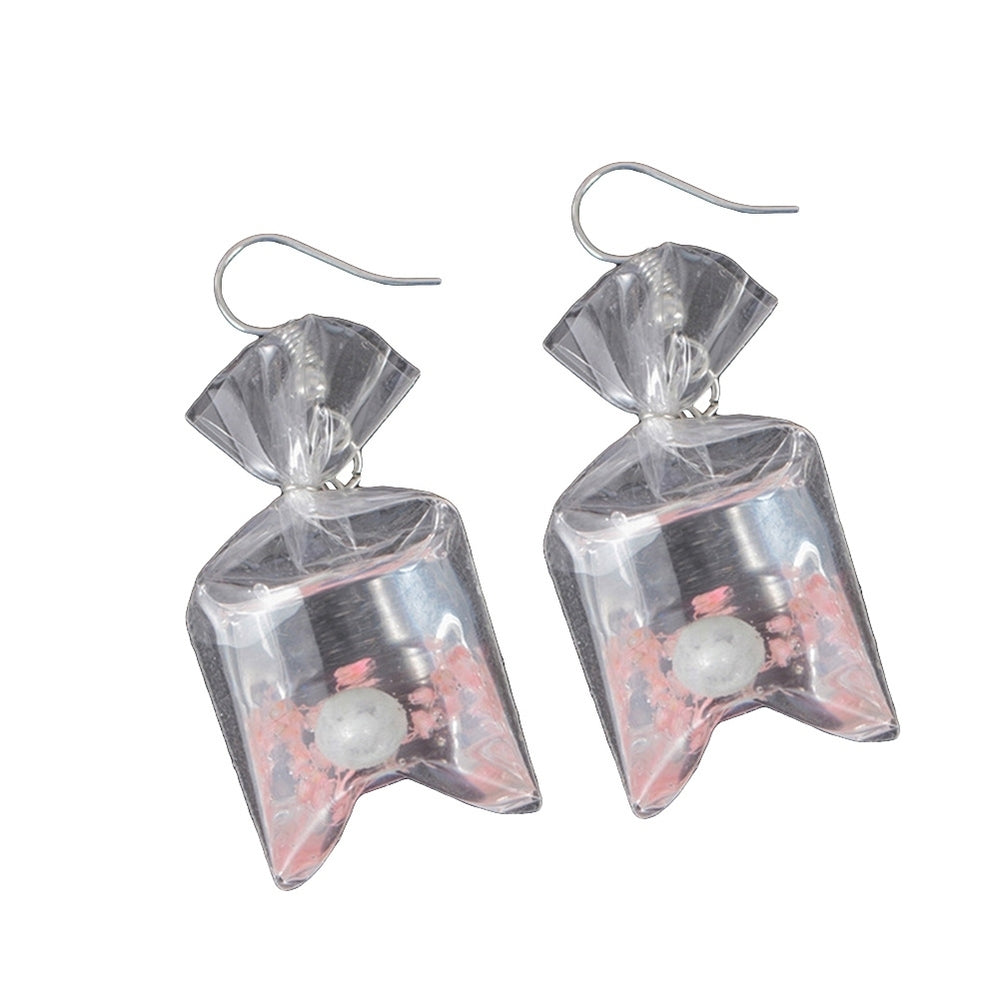 Funny Women Starfish Flower Water Bag Shaped Charm Hook Earrings Jewelry Gift Image 2