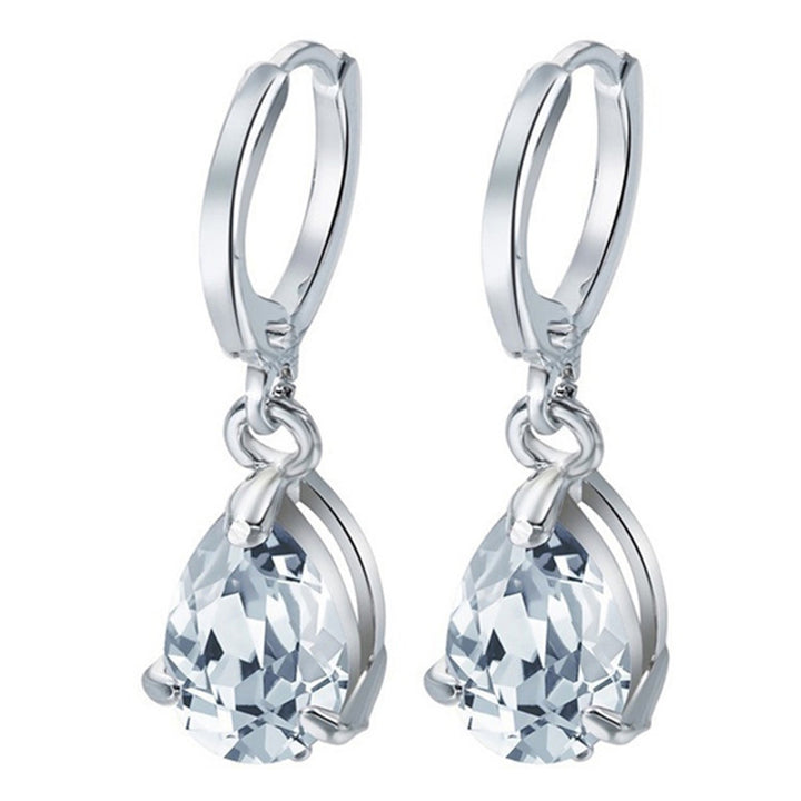 Earrings Simple Skin-friendly Elegant Teardrop Earrings for Gift Image 2