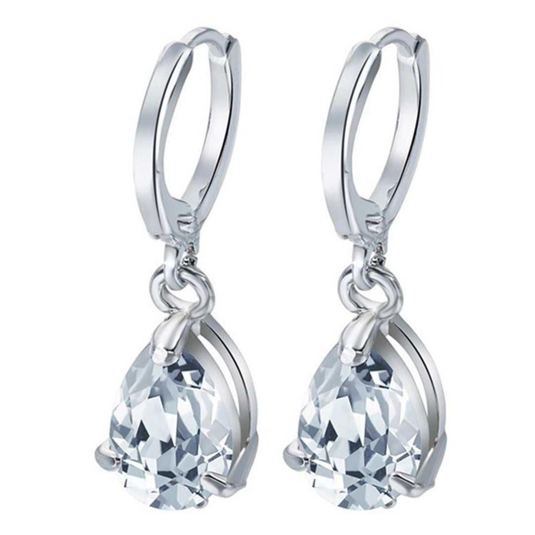 Earrings Simple Skin-friendly Elegant Teardrop Earrings for Gift Image 1