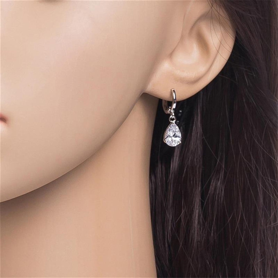 Earrings Simple Skin-friendly Elegant Teardrop Earrings for Gift Image 8