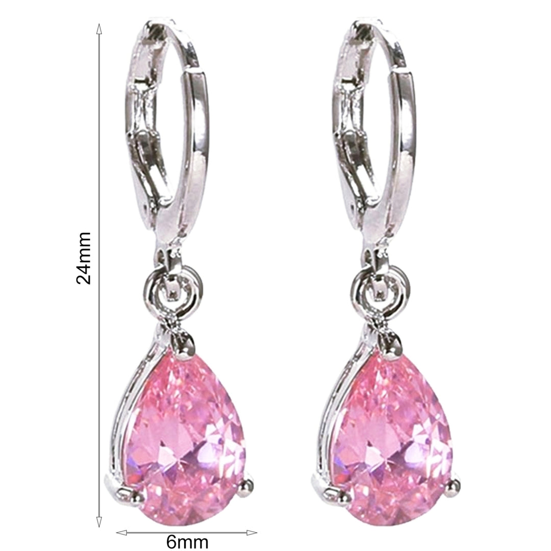 Earrings Simple Skin-friendly Elegant Teardrop Earrings for Gift Image 9