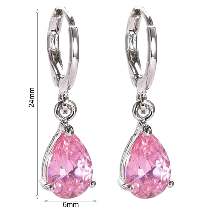 Earrings Simple Skin-friendly Elegant Teardrop Earrings for Gift Image 9