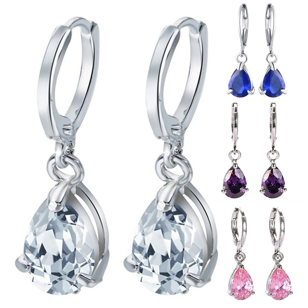 Earrings Simple Skin-friendly Elegant Teardrop Earrings for Gift Image 10