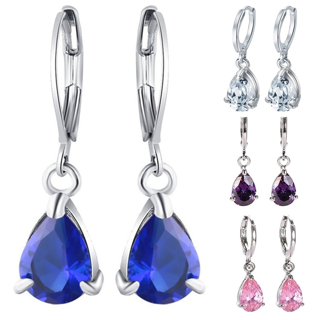 Earrings Simple Skin-friendly Elegant Teardrop Earrings for Gift Image 11