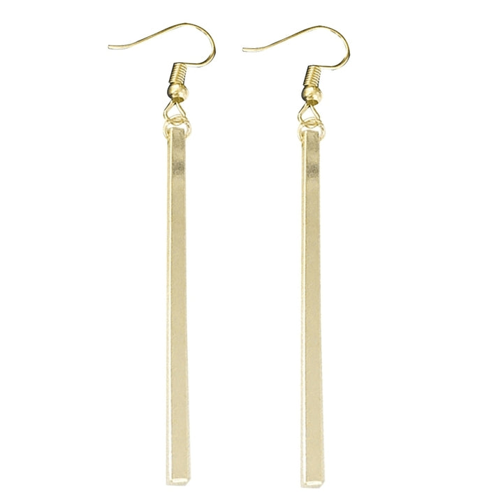 Evening Party Women Fashion Long Bar Drop Dangle Hook Earrings Jewelry Gift Image 3