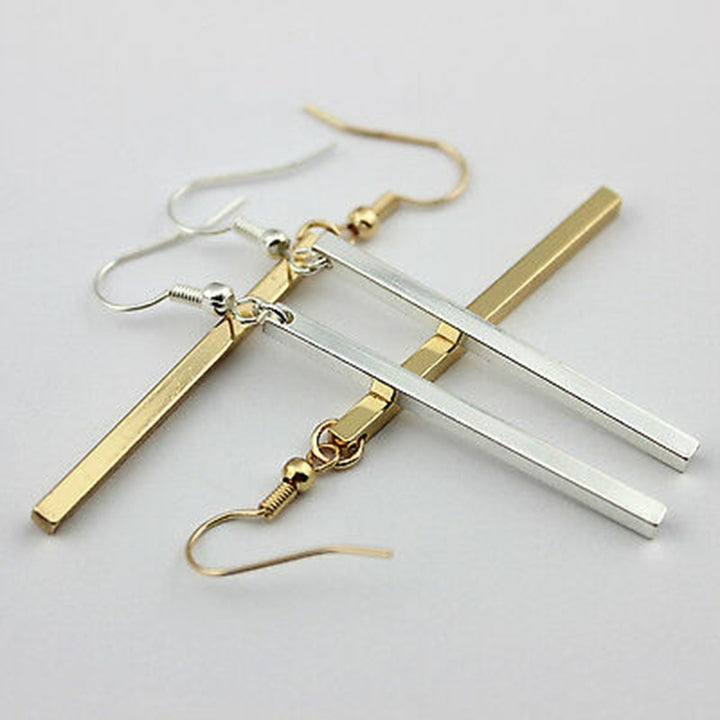 Evening Party Women Fashion Long Bar Drop Dangle Hook Earrings Jewelry Gift Image 8