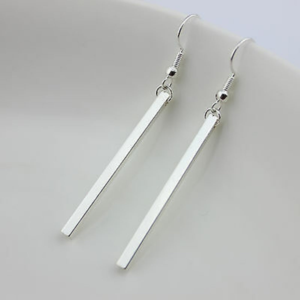 Evening Party Women Fashion Long Bar Drop Dangle Hook Earrings Jewelry Gift Image 10