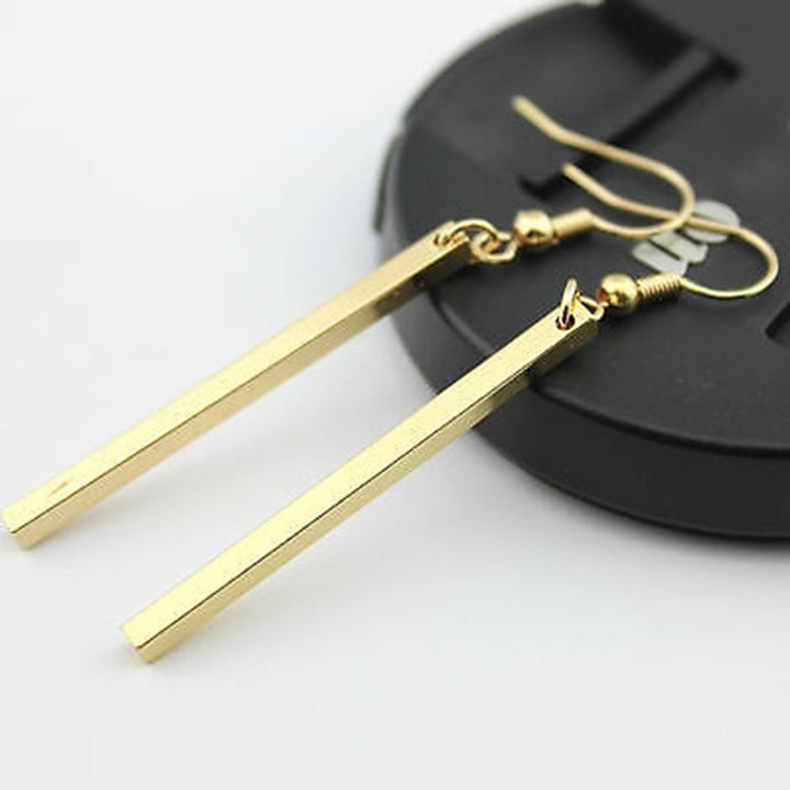 Evening Party Women Fashion Long Bar Drop Dangle Hook Earrings Jewelry Gift Image 11