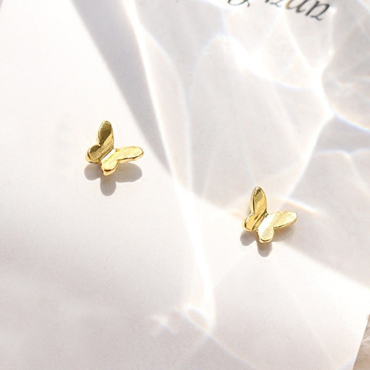 Fashion Women Mini Butterfly Ear Stud Piercing Earrings Jewelry Birthday Gift Image 6