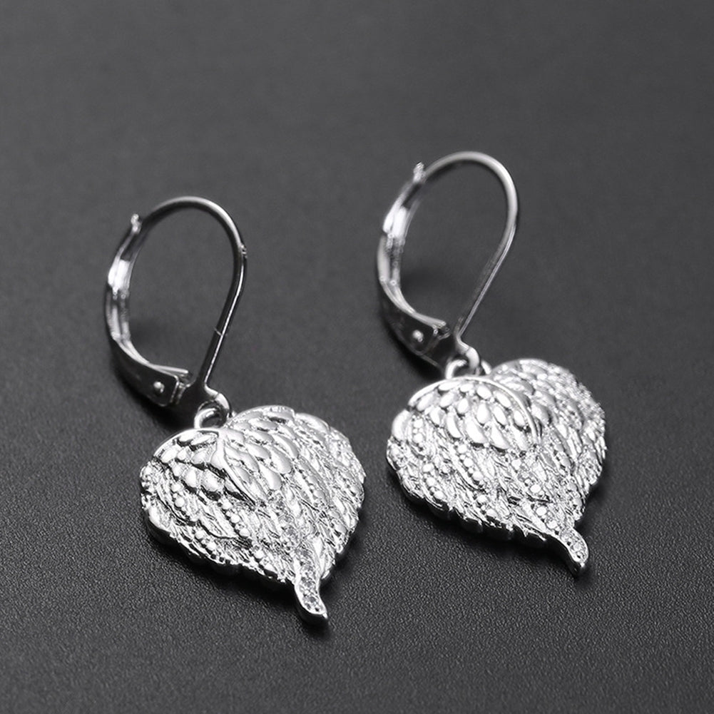 Fashion Women Love Heart Wing Rhinestone Dangle Earrings Party Jewelry Gift Image 10