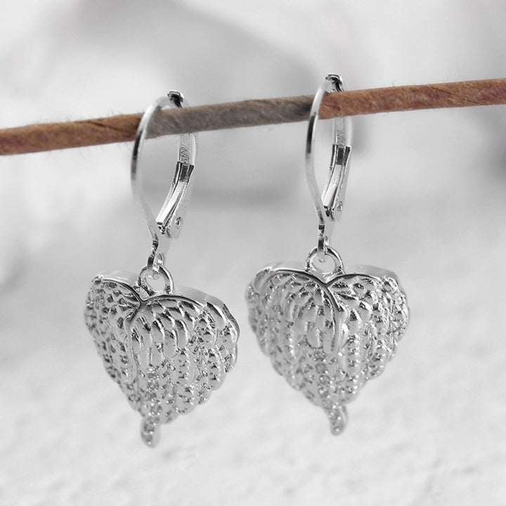 Fashion Women Love Heart Wing Rhinestone Dangle Earrings Party Jewelry Gift Image 12