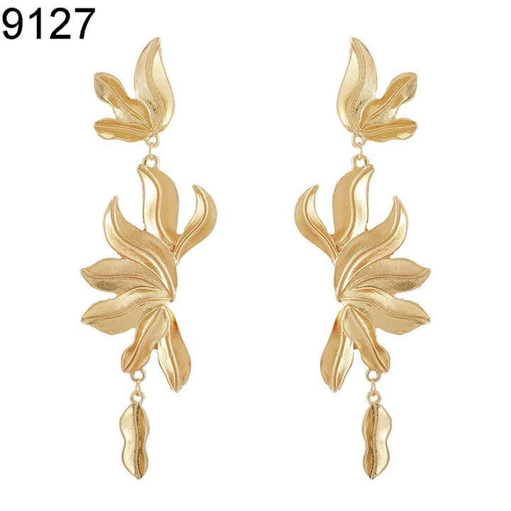 Women Leaf Flower Butterfly Dangle Ear Drop Stud Hook Earrings Jewelry Gift Image 10