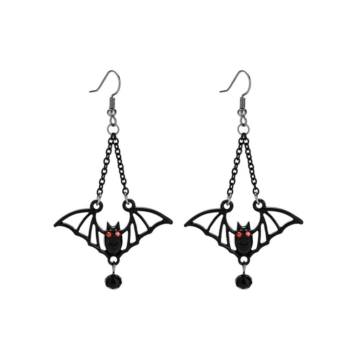 Women Creative Bat Shape Eardrop Hook Earrings Jewelry Gift Image 7