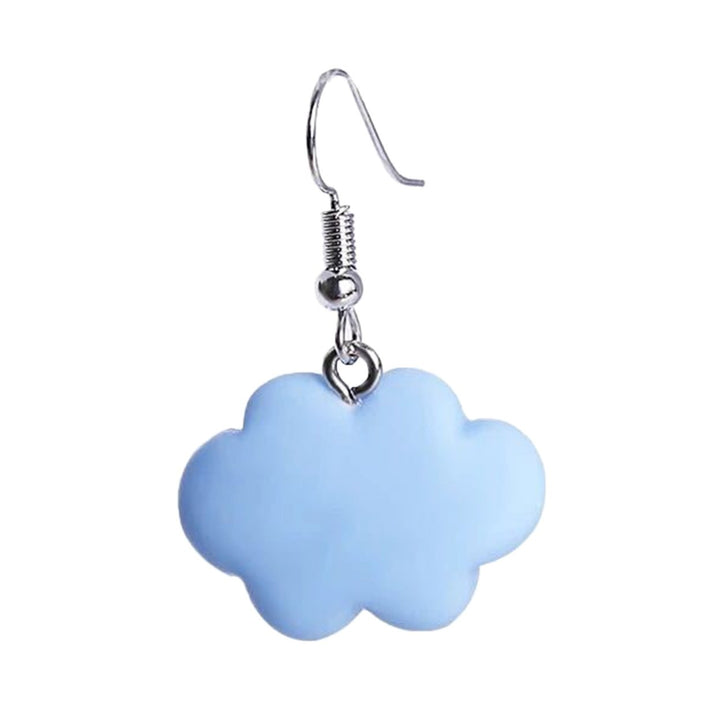 Cute Cloud Shape Dangle Earrings Ear Hook Weather Jewelry Accessory for Girls Image 9