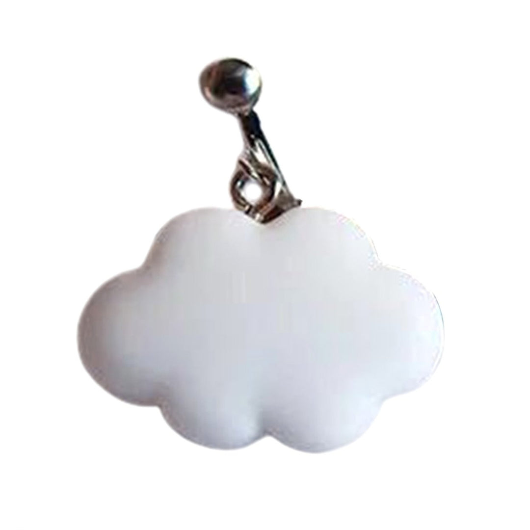 Cute Cloud Shape Dangle Earrings Ear Hook Weather Jewelry Accessory for Girls Image 12