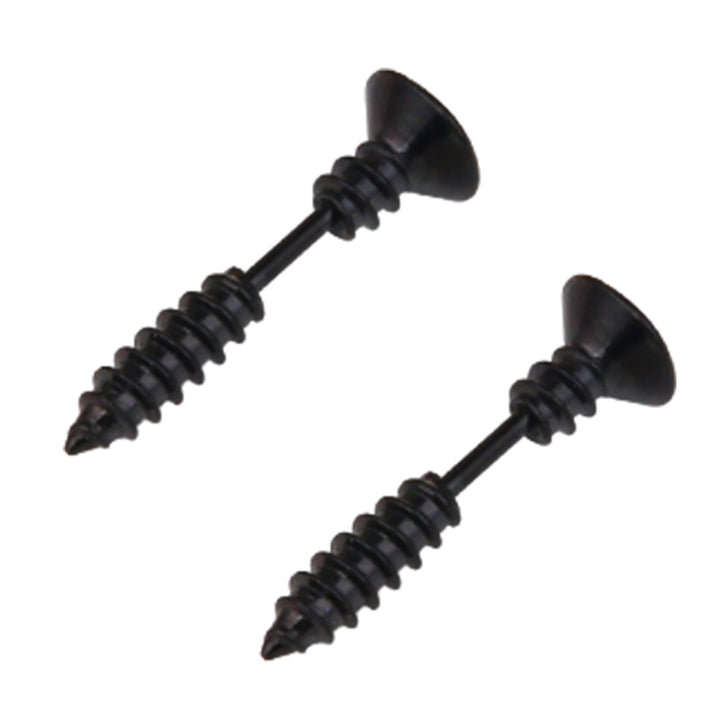 Funny Screw Shape Ear Studs Cool Double-Sided Earrings Fashion Jewelry Gift Image 3