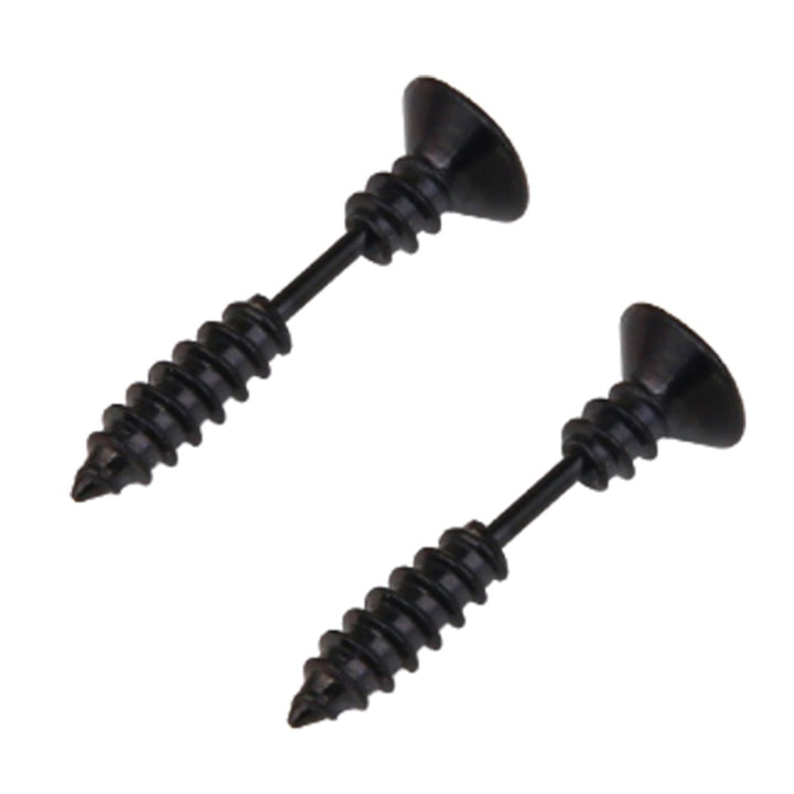 Funny Screw Shape Ear Studs Cool Double-Sided Earrings Fashion Jewelry Gift Image 1