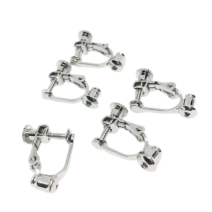 5Pcs Non-Pierced Adjustable Eardrop Ear Clip Convertor Earrings Accessories Image 1