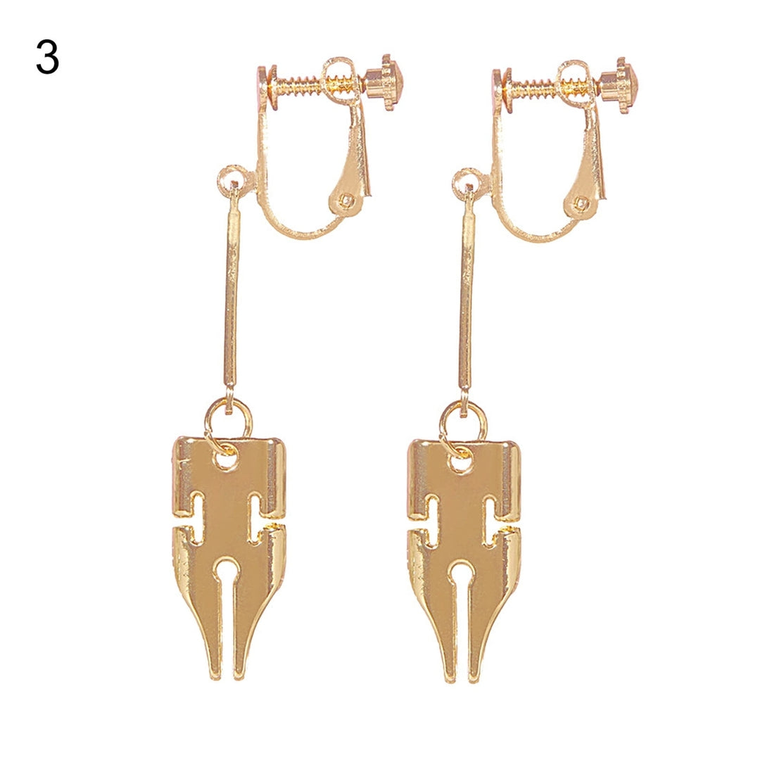 Simple Women Bizarre Adventure Ear Stud Earclip Anime Earring Cosplay Jewelry Image 4