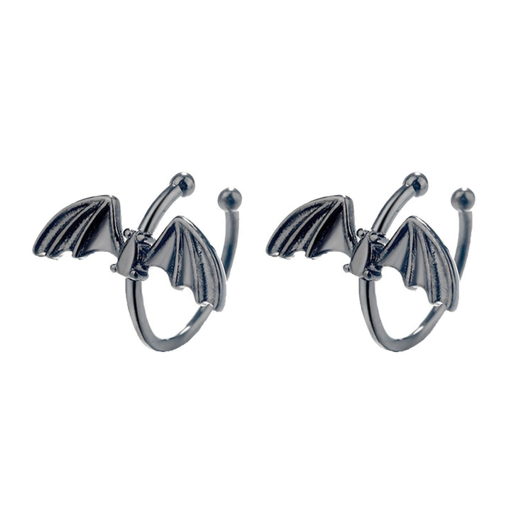 Fashion Women Clip on Earrings Bat Style No Piercing Ear Cuff Jewelry Gifts Image 9