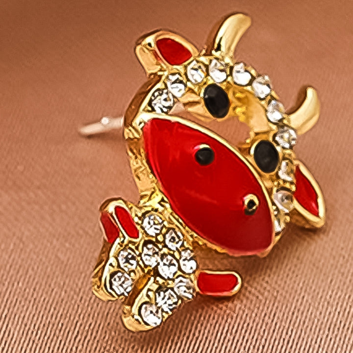 1Pair Earring Cartoon Cute Alloy Animal Stud Earing for Girl Image 9