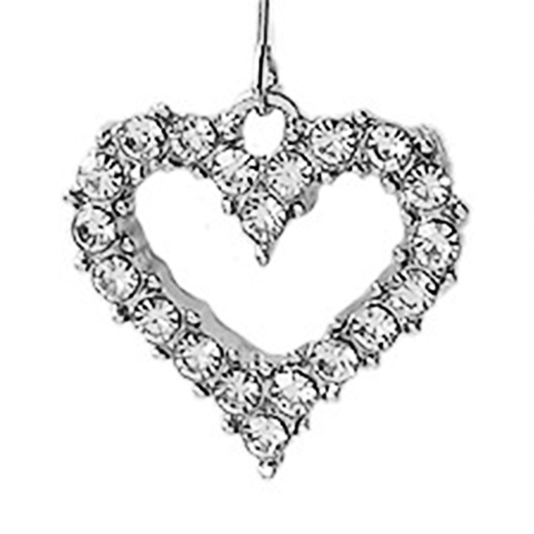 Stud Earrings Heart-shaped All Matching Alloy Fancy Stud Pendant for Valentines Image 7