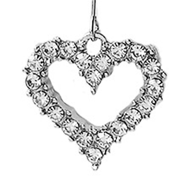 Stud Earrings Heart-shaped All Matching Alloy Fancy Stud Pendant for Valentines Image 7