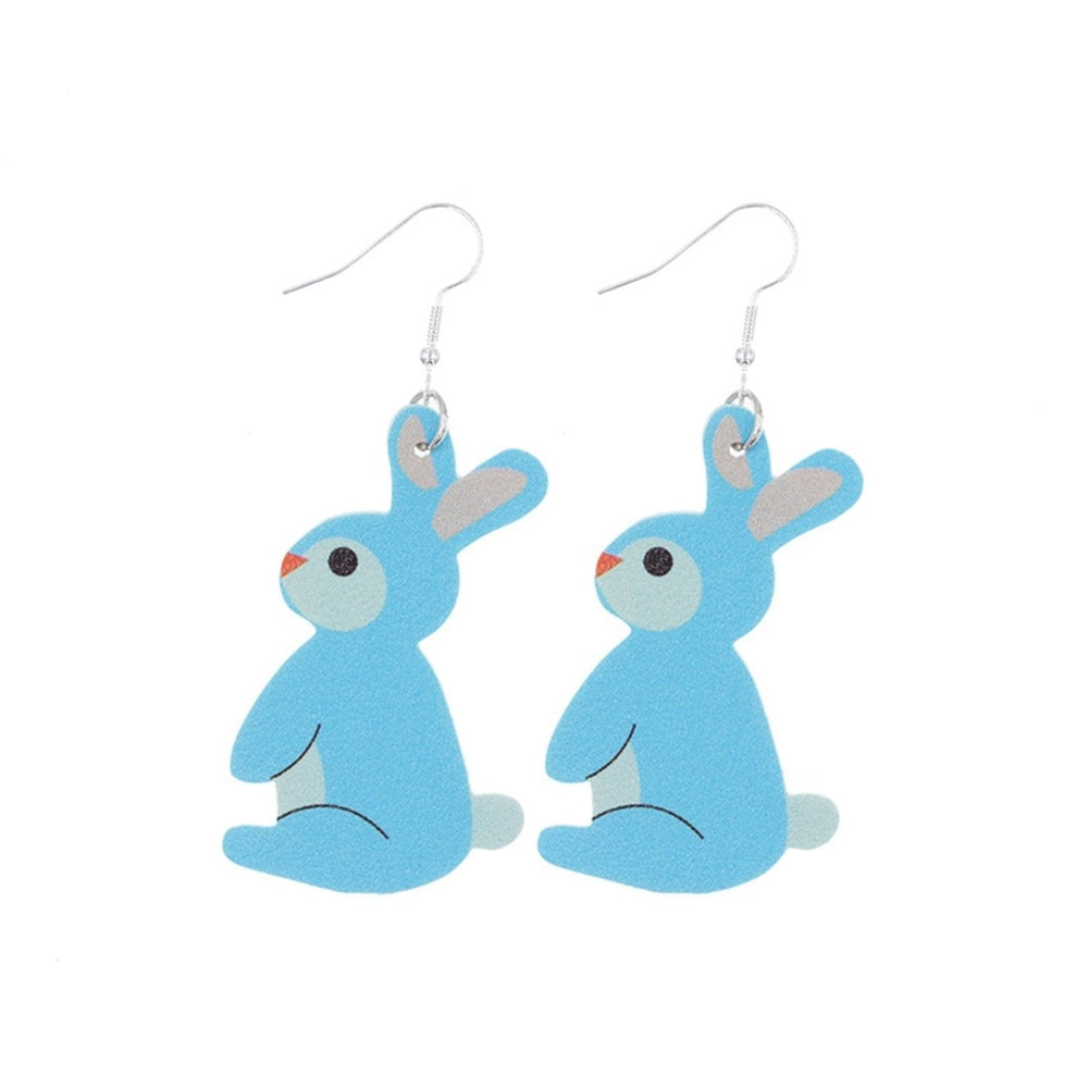 Dangle Earring Comfortable Exquisite Elegant Easter Bunny Earing for Celebration Image 2