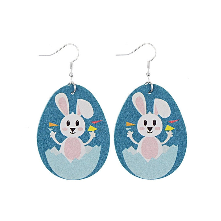 Dangle Earring Comfortable Exquisite Elegant Easter Bunny Earing for Celebration Image 6