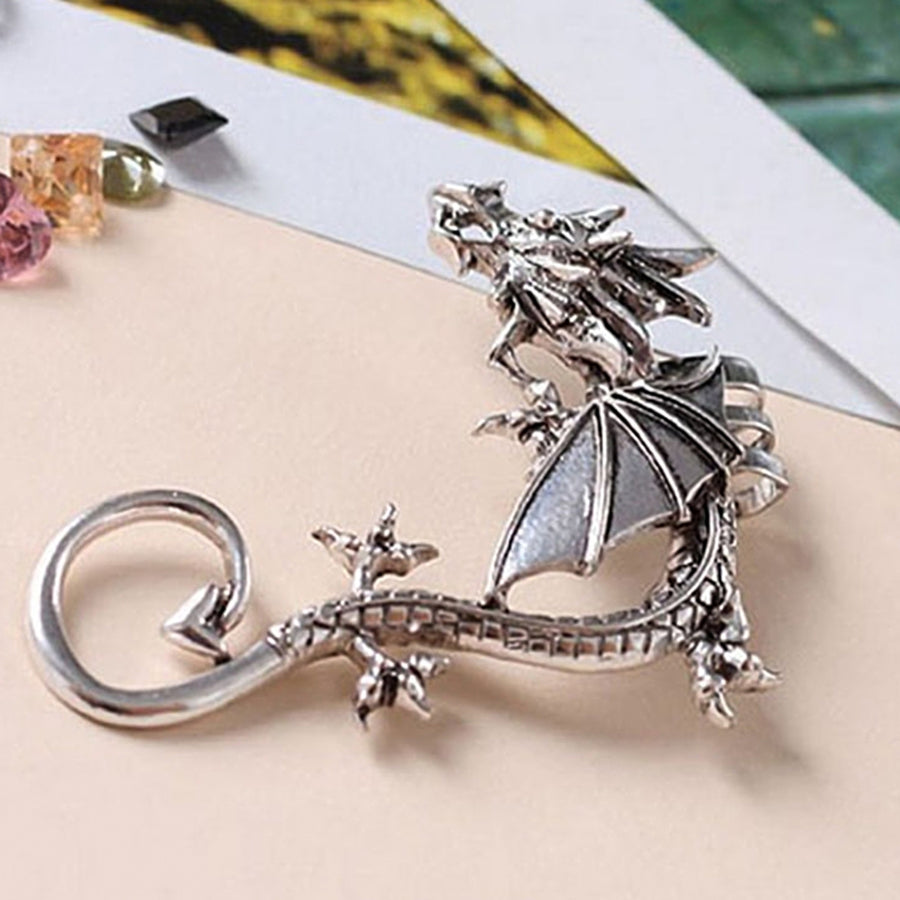 1Pc Stylish Retro Punk Outdoor Ear Wrap Alloy Temptation Ear Cuff Image 1