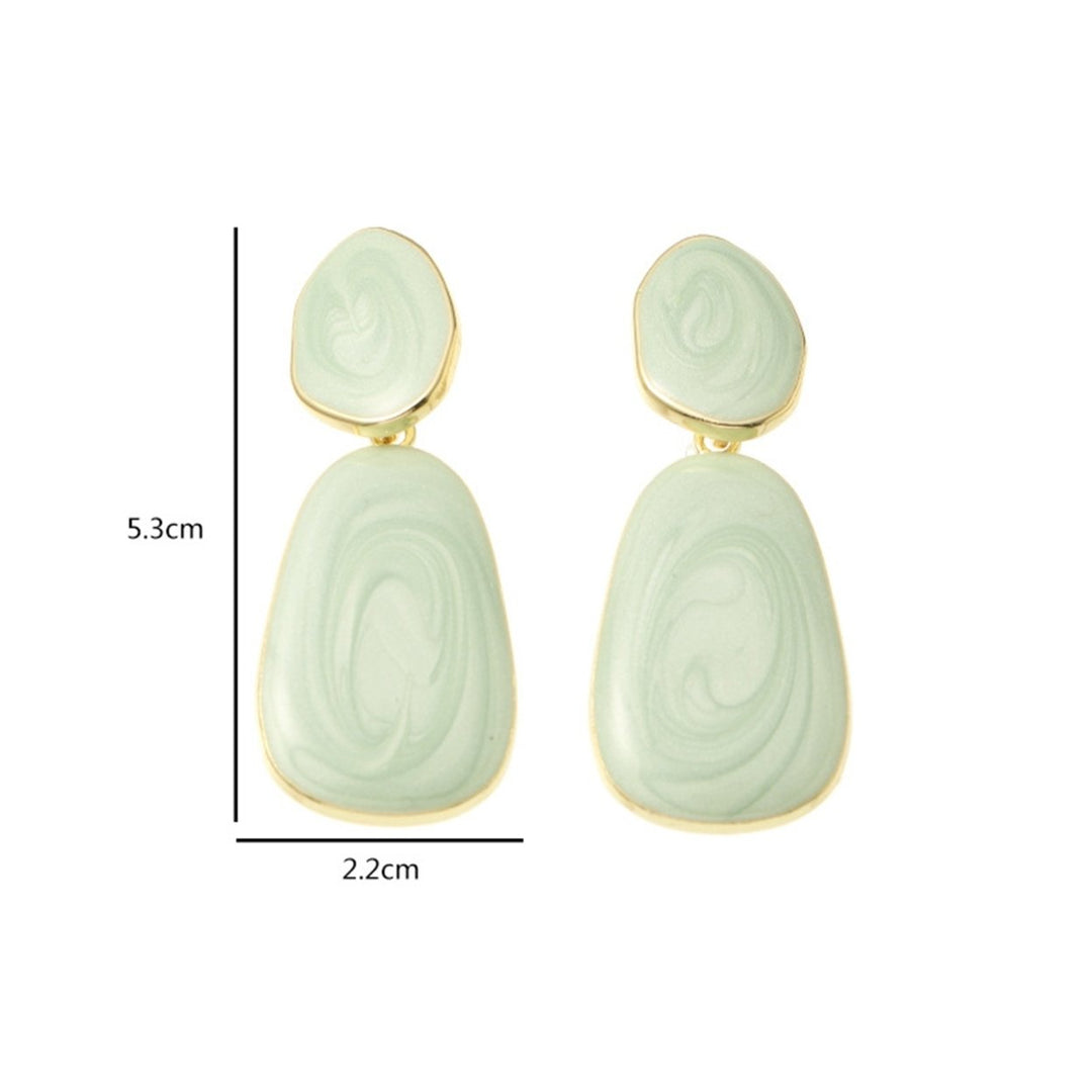 Earring Candy-colored All-match Small Lines Fresh Charming Drop Earrings for Club Image 4