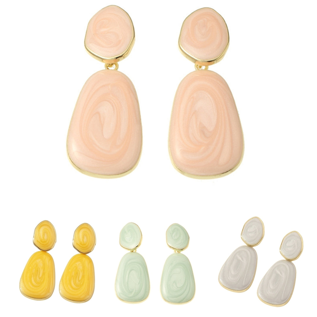 Earring Candy-colored All-match Small Lines Fresh Charming Drop Earrings for Club Image 6