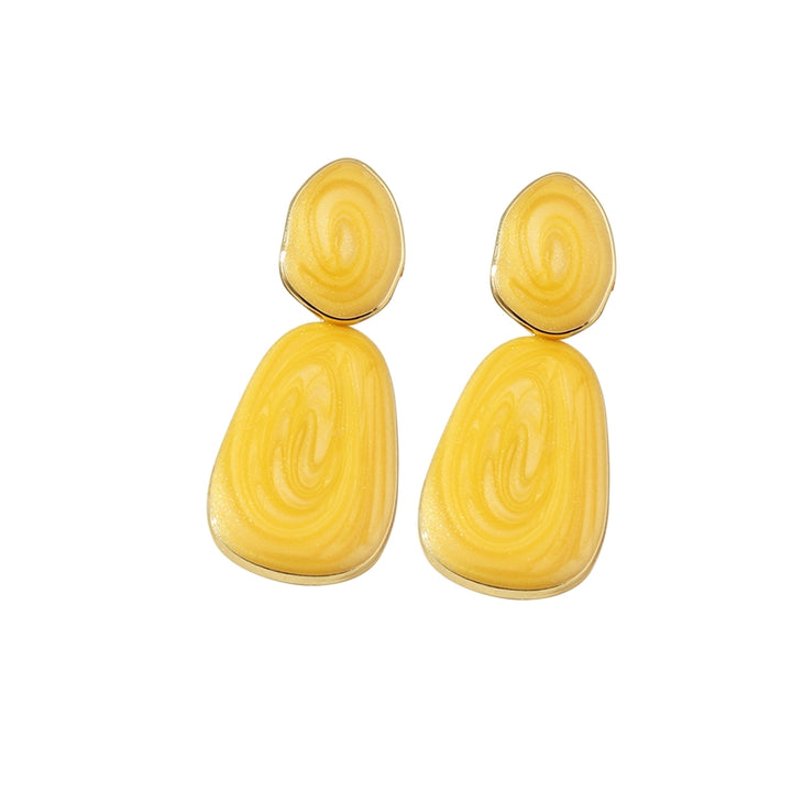 Earring Candy-colored All-match Small Lines Fresh Charming Drop Earrings for Club Image 7