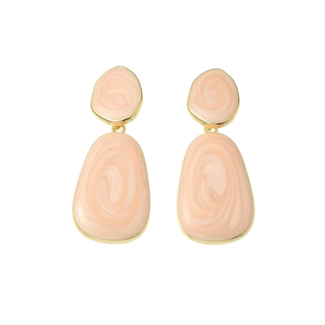 Earring Candy-colored All-match Small Lines Fresh Charming Drop Earrings for Club Image 1