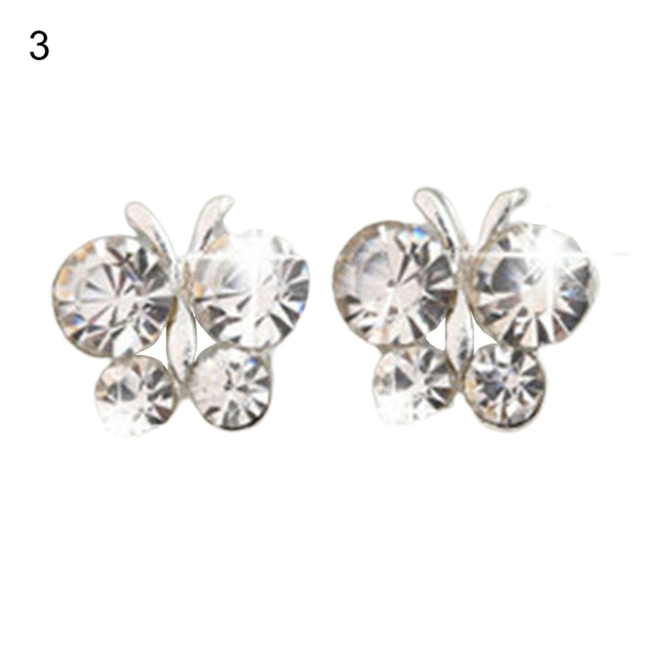 1 Pair Ear Studs Heart Cubic Zirconia Korean Bow Rabbit Cherry Imitation Pearl Stud Earrings Jewelry Accessories Image 10