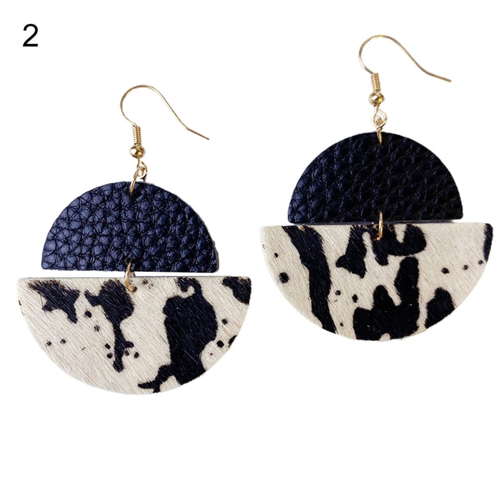 Dangle Earrings Pendant Contrast Colors Accessory Exquisite Stars Women Earrings for Dating Image 3