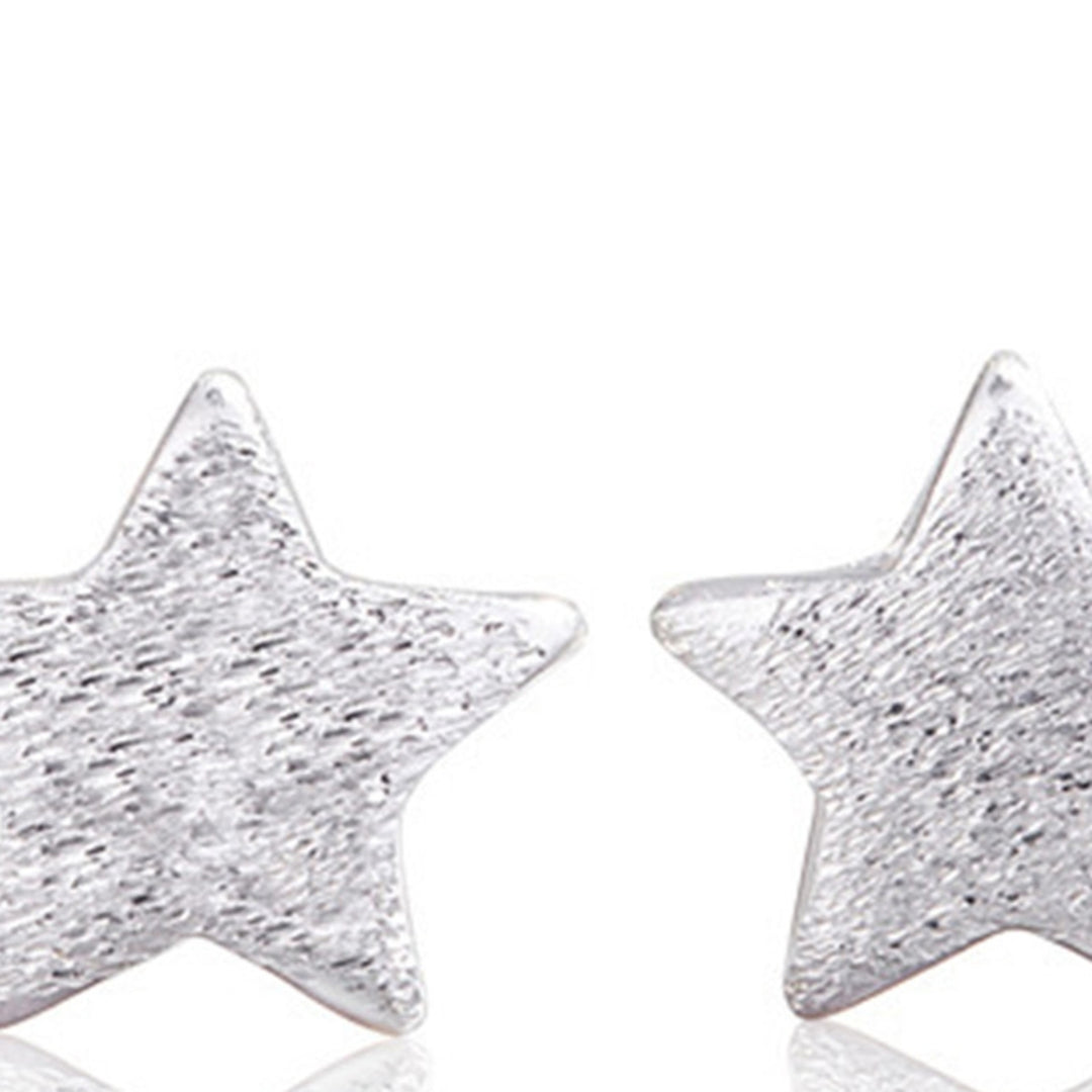 1 Pair 3 Stars Ear Studs Elegant Jewelry Exquisite Cute Lightweight Stud Earrings for Wedding Image 11