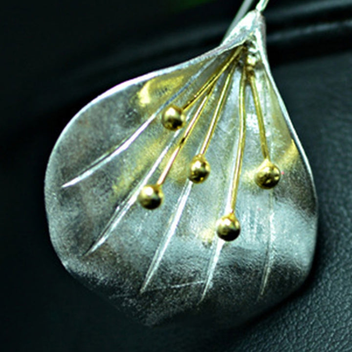 1 Pair Petal Shape Long Drop Earrings 925 Silver Needle Handmade Women Hook Earrings Jewelry Accessory Image 7