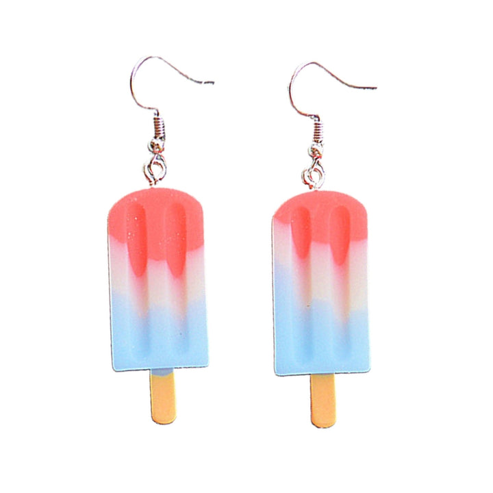 Dangle Earrings Emulational Ice Cream Sweet Vivid Cute Stainless Girl Eardrop for Gift Image 3