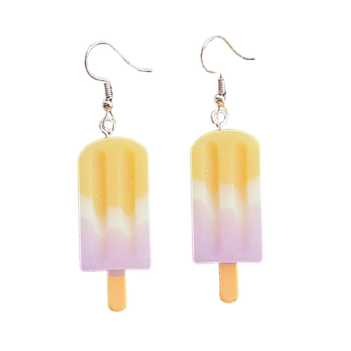 Dangle Earrings Emulational Ice Cream Sweet Vivid Cute Stainless Girl Eardrop for Gift Image 4